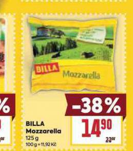 BILLA MOZZARELLA