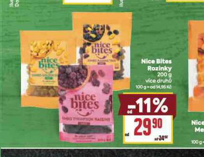 NICE BITES ROZINKY
