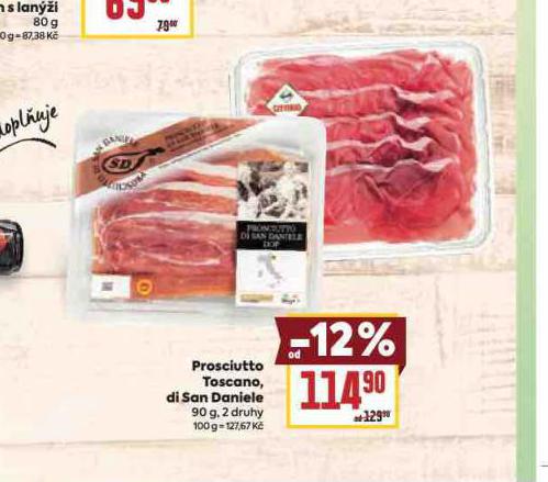 PROSCIUTTO TOSCANO, DI SAN DANIELE