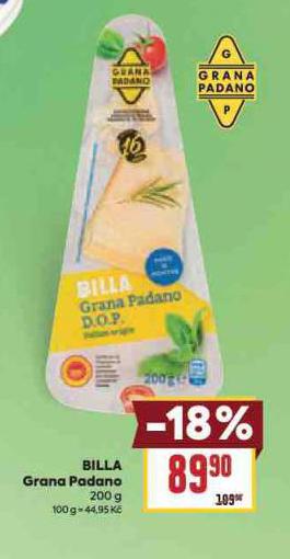 BILLA GRANA PADANO