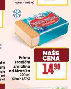 PRIMA TRADIN ZMRZLINA OD MRAZKA