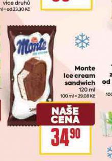 MONTE ICE CREAM SANDWICH
