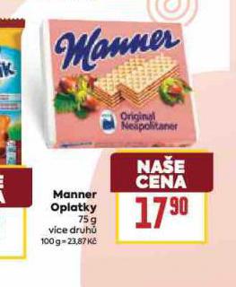 MANNER OPLATKY