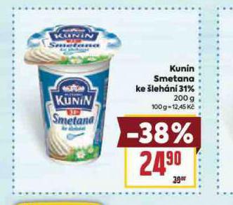 KUNN SMETANA KE LEHN 31%