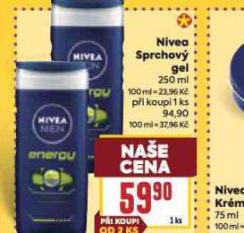 NIVEA SPRCHOV GEL