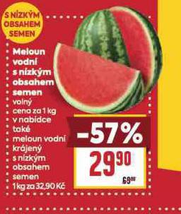 MELOUN VODN S NZKM OBSAHEM SEMEN