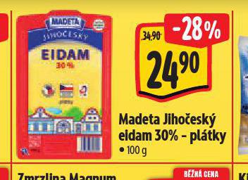MADETA JIHOESK EIDAM 30% PLTKY