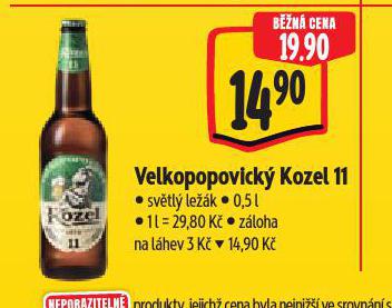 PIVO VELKOPOPOVICK KOZEL 11