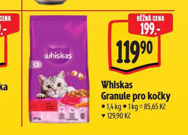 WHISKAS GRANULE PRO KOKY