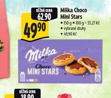 MILKA CHOCO MINI STARS