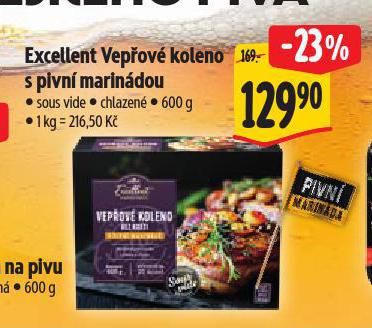 EXCELLENT VEPOV KOLENO S PIVN MARINDOU