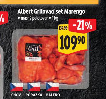 GRILOVAC SET MARENGO