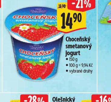 CHOCESK SMETANOV JOGURT