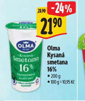 OLMA KYSAN SMETANA 16%