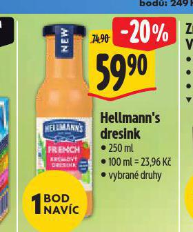 HELLMANNS DRESINK