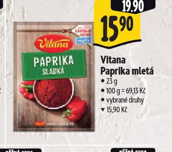 VITANA PAPRIKA MLET