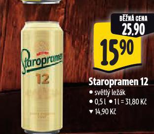 PIVO STAROPRAMEN 12
