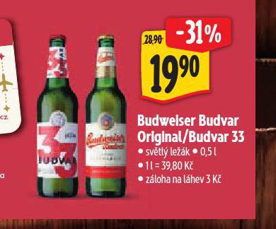 PIVO BUDVAR 33