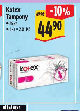 KOTEX TAMPONY