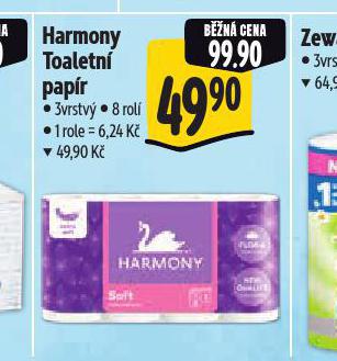 HARMONY TOALETN PAPR