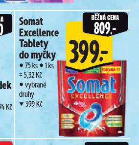 SOMAT EXCELLENCE TABLETY DO MYKY