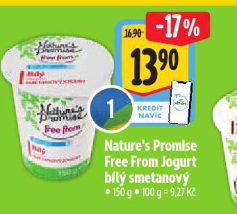 FREE FROM JOGURT BL SMETANOV