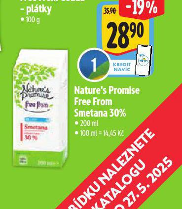 FREE FROM SMETANA 30%