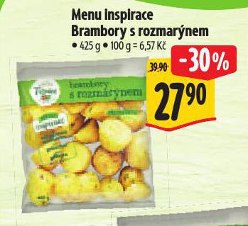 MENU INSPIRACE BRAMBORY S ROZMARNEM
