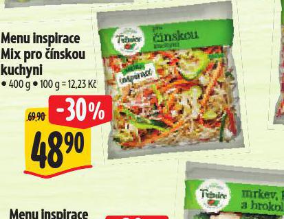 MENU INSPIRACE MIX PRO NSKOU KUCHYNI