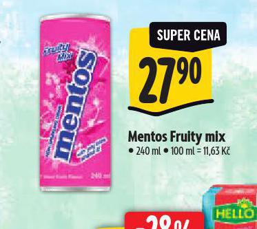 MENTOS FRUITY MIX