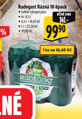 PIVO RADEGAST RZN 10