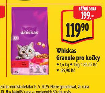 WHISKAS GRANULE PRO KOKY