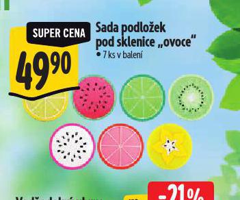 SADA POLOEK POD SKLENICE OVOCE