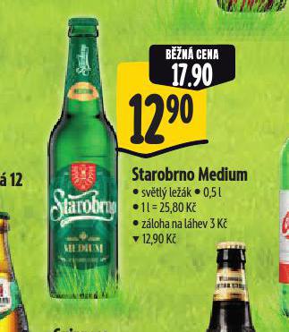 PIVO STAROBRNO MEDIUM
