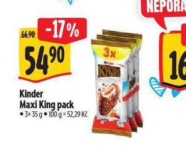 KINDER MAXI KING PACK