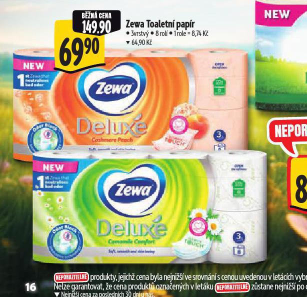 ZEWA DELUXE TOALETN PAPR
