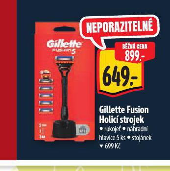 GILLETTE FUSION HOLIC STROJEK