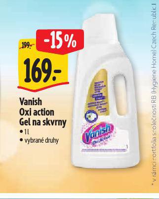 VANISH OXI ACTION GEL NA SKVRNY