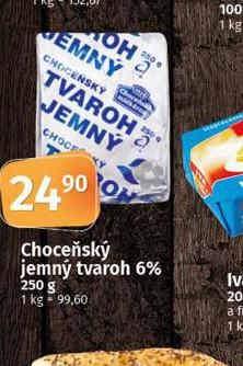 CHOCESK JEMN TVAROH 6%