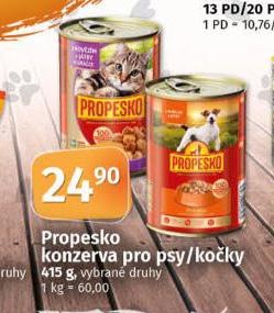 PROPESKO KONZERVA PRO PSY
