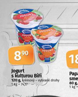 JOGURT S KULTUROU BIFI