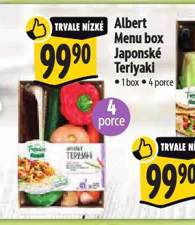 ALBERT MENU BOX JAPONSK TERLYAKI