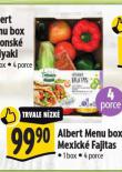 ALBERT MENU BOX MEXICK FAJITAS