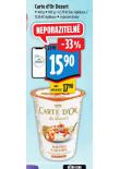 CARTE DOR DEZERT