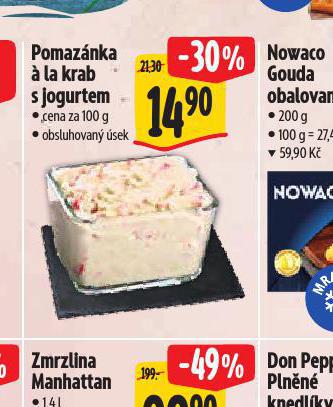 POMAZNKA  LA KRAB S JOGURTEM