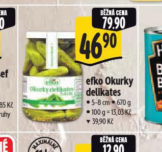 EFKO OKURKY DELIKATES