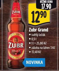 PIVO ZUBR GRAND