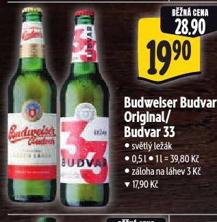 PIVO BUDVAR 33