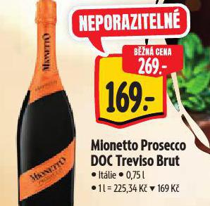MIONETTO PROSECCO DOC TREVISO BRUT