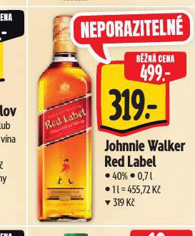 JOHNNIE WALKER RED LABEL